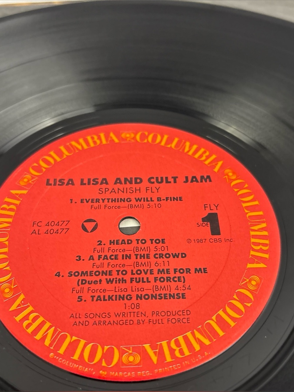 Lisa Lisa And Cult Jam - “Spanish Fly” Vinyl LP - Picture 8 of 8